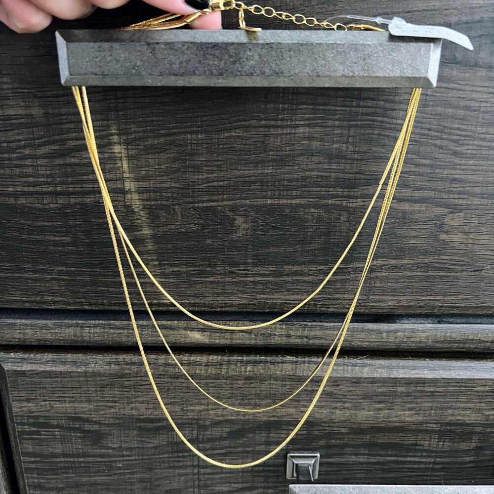 JO+CO Rio Multi Chain Necklace